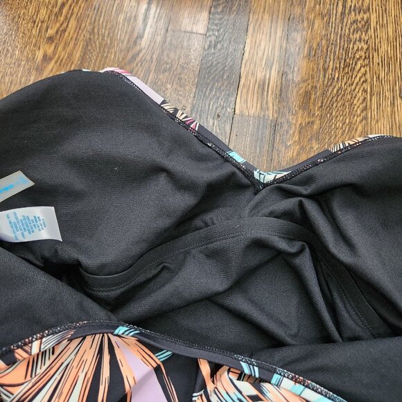 💥5 for $25! Decree Swimsuit Womens One Piece Floral Tropical 1X Vacation - Picture 12 of 15